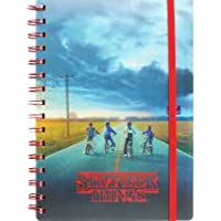 Stranger Things Minde Flayer - Cuaderno de notas en espiral (tamaño A5)- diseño de flores
